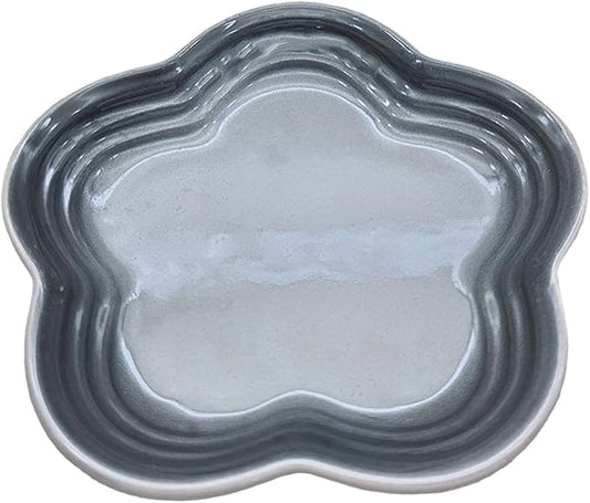 Functional 5.5Inch Ceramics Saucers Dipping Bowls Perfect for Serving Sauces Dessert and Parties Snacks At Homes Round Seasoning Ingredient Preps Appetizer Plates