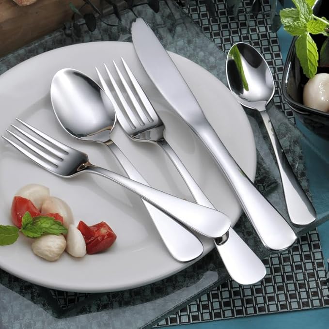 Liberty Tabletop Annapolis 63 Piece Flatware Set Service for 12 Includes 3pc Service Set MADE IN USA