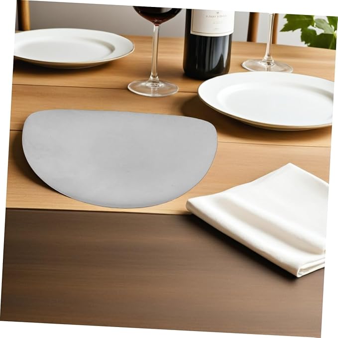 Cabilock Stainless Steel Serving Tray: Unique Irregular Design Cake Plate for Desserts Parties and Home Dining Serving Tray for Outdoor Camping