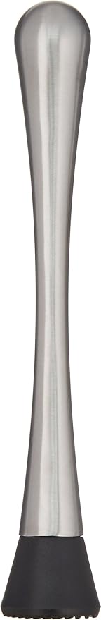 New Star Foodservice 42948 Stainless Steel Cocktail Muddler, 7.75-Inch