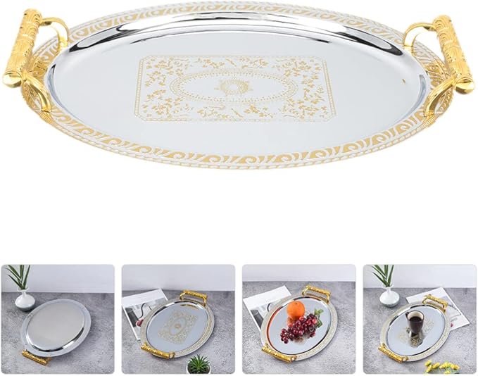 Platter Decorative Plates Ring Holder for Jewelry European Style Serving Trays