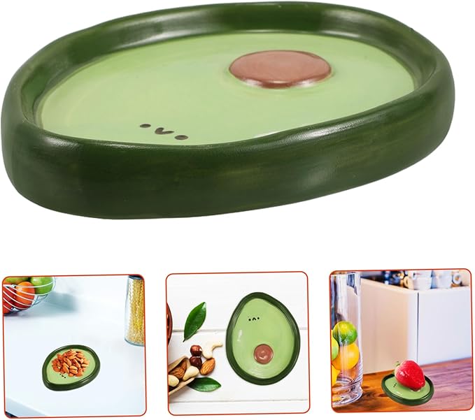 Mobestech Elegant European Style Ceramic Plate Fruit Shape Snack Serving Tray for Dinner Decorative Salad Dessert Plate