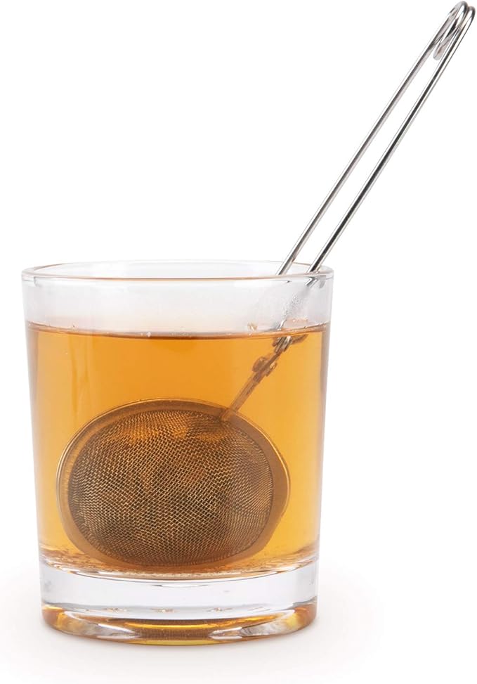 Snap Ball Tea Strainer, Exptolii 3 Pack Stainless Steel Tea Infuser Filter with Handle for Loose Leaf Tea, Seasonings, Spices