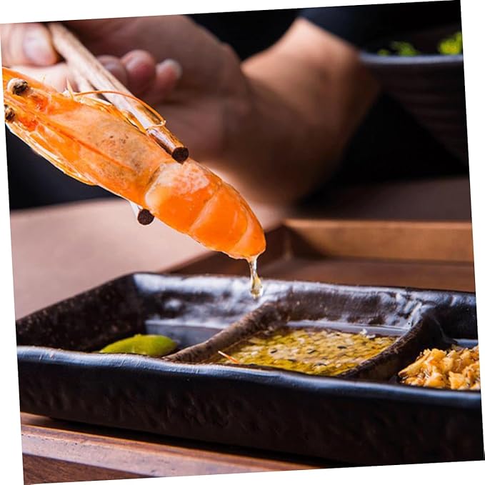 Sauce Bowl Bowl Dipping Section Ceramic Seasoning Dish Saucer Practical Appetizer Plates for Dipping Sauce