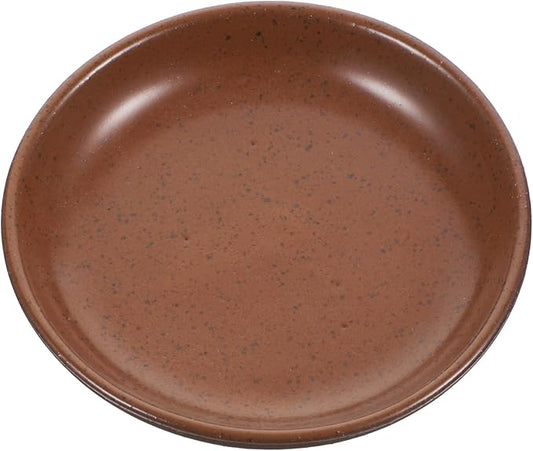 PRETYZOOM Ceramic Appetizer Serving Plate Decorative Round Snack Dish for Fruits Candy Sturdy Chic Food Plate for Home Restaurant Hotel Party Use for Events Gatherings