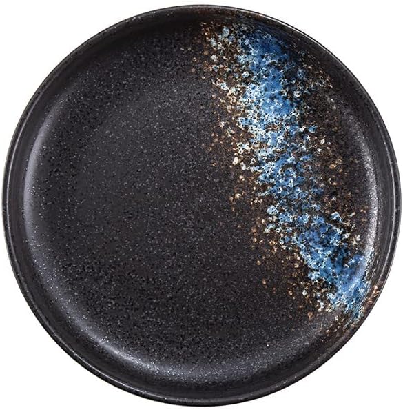 Appetizer Plates Ceramic Plate Household Dish Round Plate Retro Style Restaurant Tableware Dessert Plate Cheap Plates