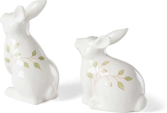 Lenox 893456 Butterfly Meadow Bunny Salt & Pepper, Easter Serveware