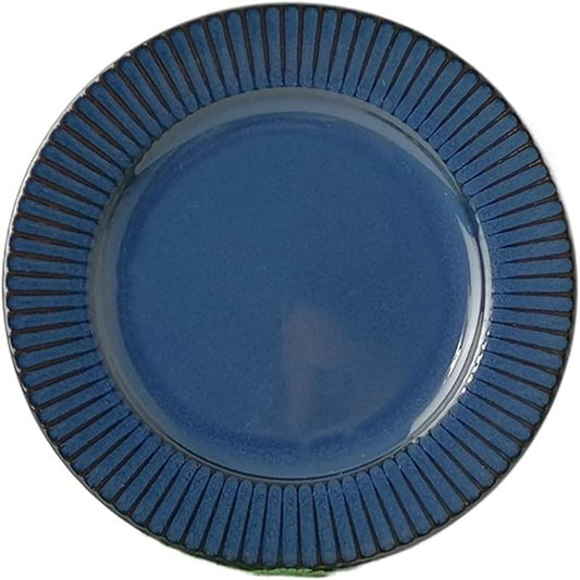 SONGCHAO Party Supplies Plate Ceramic Household Dishes Breakfast Lunch Dinner Afternoon Tea Steak Household Commercial Kitchen Fruit Tray Party Plates (Color : 001)