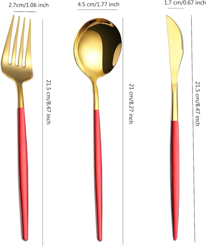 Reusable Utensils Set With Case, Reusable Travel Flatware，Travel Silverware Set With Case ，Reusable Travel Flatware For Home Office School Camping
