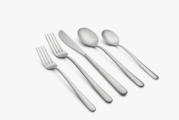 Cambridge 304420CNB12DS Lorenn Sand 20-Piece Flatware Set