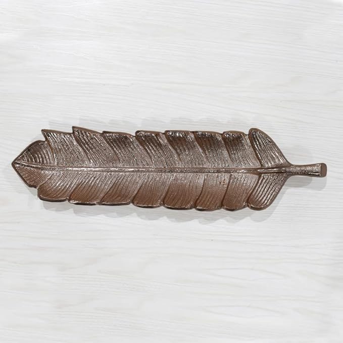BBH Home's Handmade Bronze Novelty Shaped Aluminium Tray 15.78 x 3.74 x 1.18 AMBBVK033AB2020