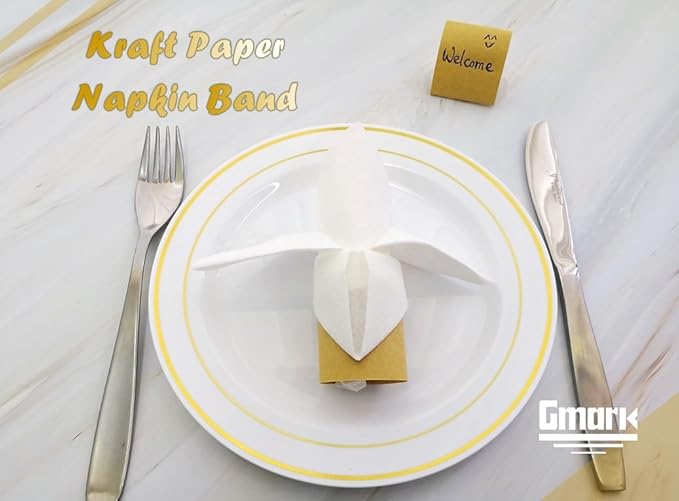 Gmark Paper Napkin Band Box of 2500 (Kraft) GM1087