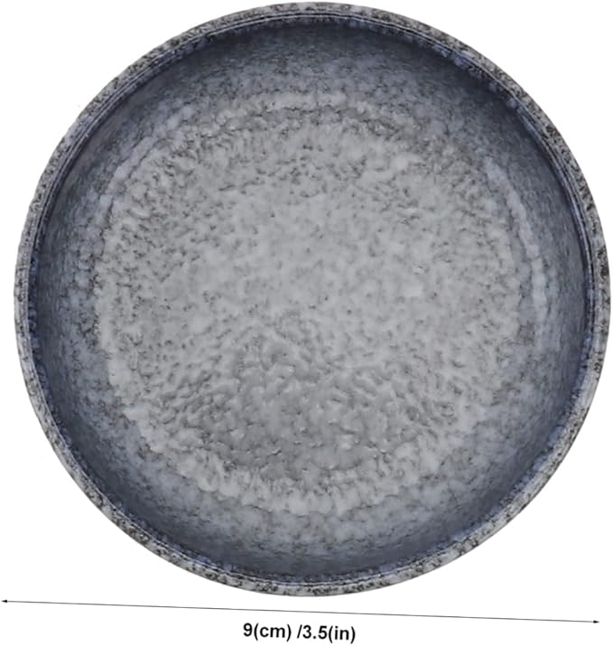 Alipis 4pcs Ceramic Sauce Plates Small Dipping Dishes for Appetizers Ethnic Style Tableware Microwave Dishwasher Safe for Home Use and Entertaining