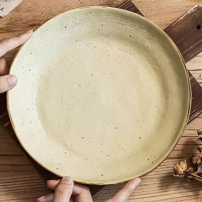 SONGCHAO Party Supplies B&B Restaurant Plate Suitable For Home Salad Plate Ceramic Pasta Plate Dessert Plate Fruit Plate Party Plates
