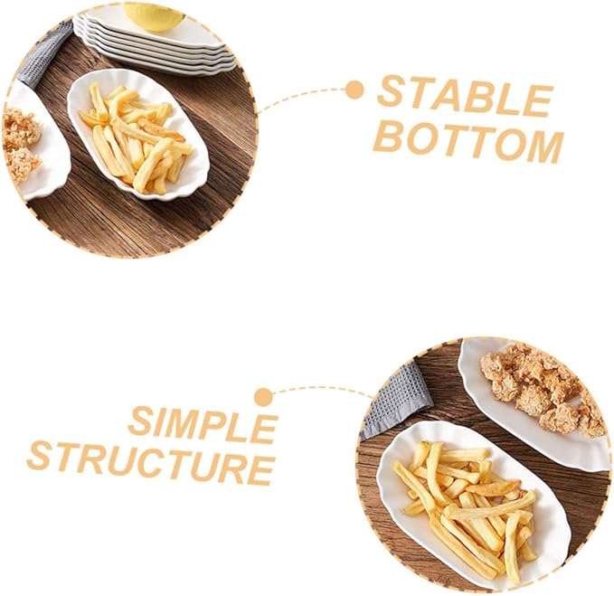 2pcs Multi-function Ceramic Bowls for Appetizers Snacks for Dried Fruits Nuts and More for Home Parties and Gatherings Dishwasher Safe Design