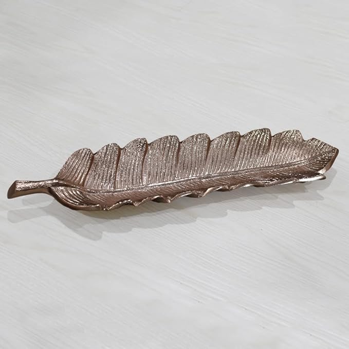 BBH Home's Handmade Bronze Novelty Shaped Aluminium Tray 15.78 x 3.74 x 1.18 AMBBVK033AB2020