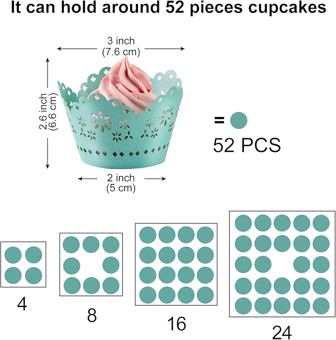 Acrylic Cupcake Stand Clear Cupcake Holder Display Stand Dessert Pastry Tower for Wedding Birthday Bar Party Décor (Square - 4 Tier)