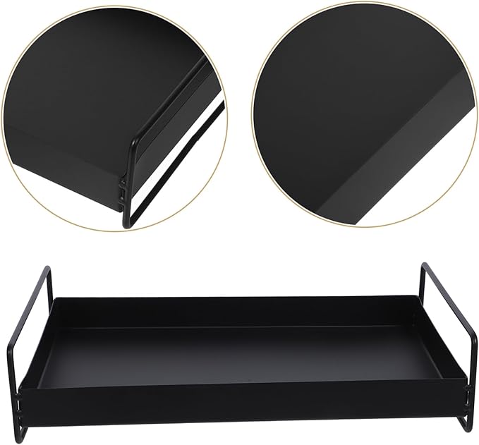 Elegant Metal Serving Tray Snack and Fruit Plate Portable Space-Saving for Family and Friends
