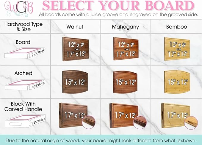 Personalized Cutting Board, Custom Wedding, Anniversary or Housewarming Gift Idea, Wood Engraved Charcuterie, for Friends and Family, Monogram Initial Design 004
