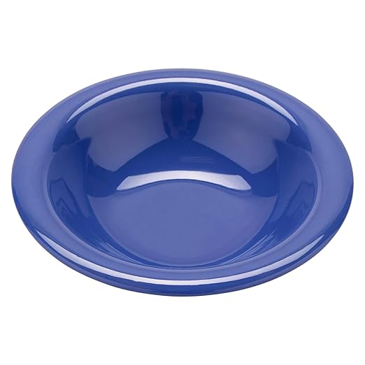 GET B-127-PB-EC Melamine Narrow Rim Fruit/Dessert Bowl, 12 Ounce, Peacock Blue (Set of 4)