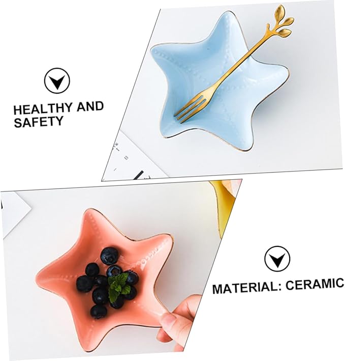 3pcs Multipurpose Ceramic Sauce Bowl Dipping Dish Appetizer Plate Snack Bowl Condiment Holder for Kitchen Random Color
