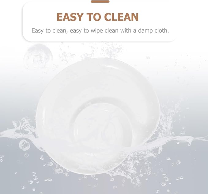 Divided Ceramic Dumpling Plate with Sauce Compartments 6.4-inch Cloud Spiral Design Appetizer Serving Tray for Home and Restaurant Use