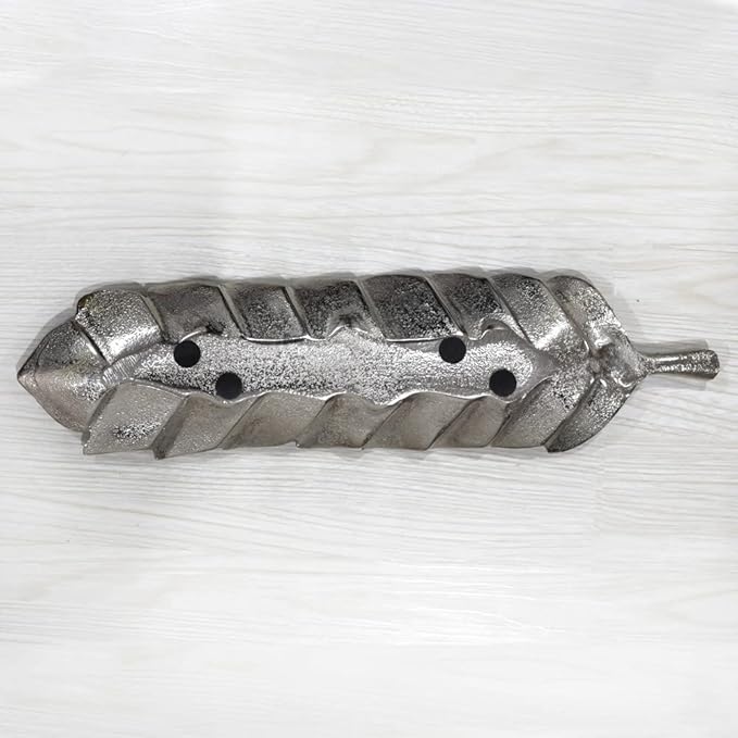 BBH Home's Handmade Silver Novelty Shaped Aluminium Tray 15.78 x 3.74 x 1.18 AMBBVK033AB2020