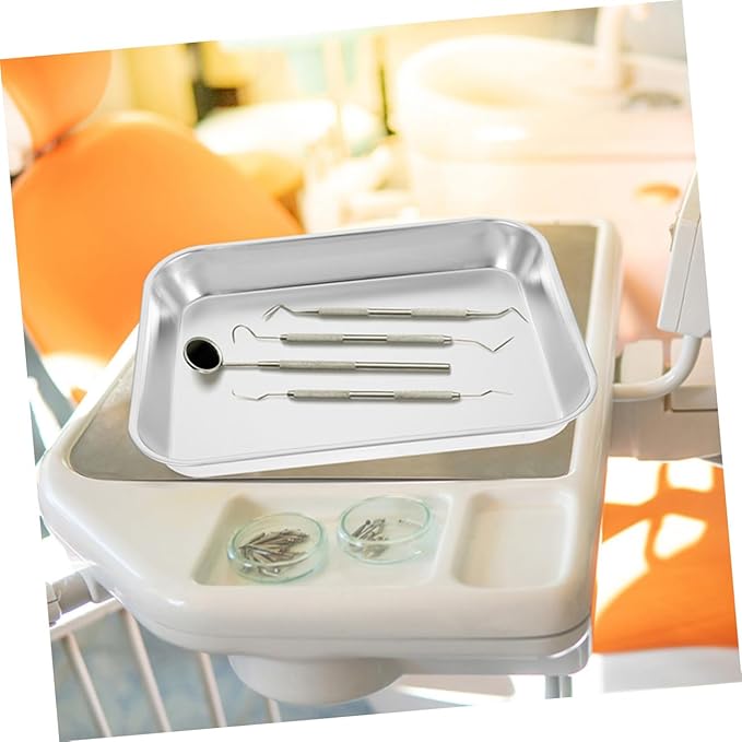 Garneck 3pcs Multi-purpose Serving Tray Kitchen Cold Dish Storage Plates for Fruits Appetizers Desserts for Picnics Parties and Home Organization