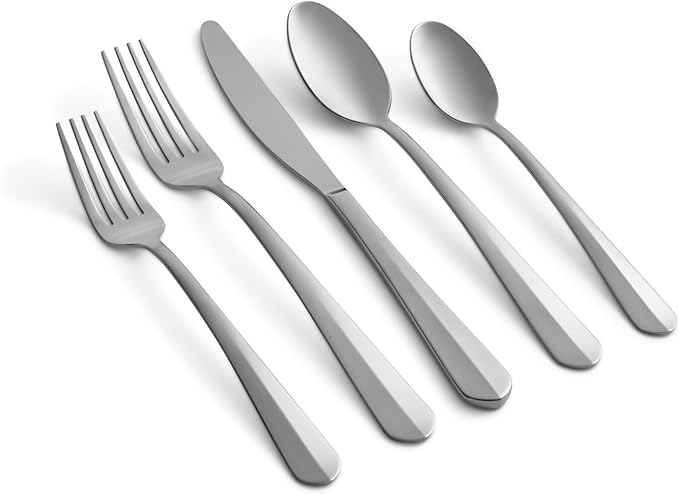 Cambridge 352140BR Raiden 40-Piece Flatware Set With Buffet