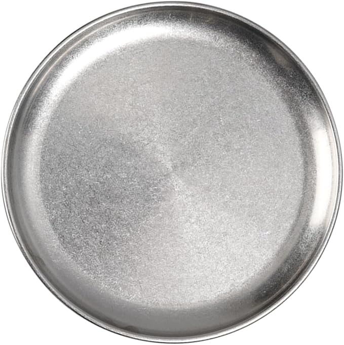 BESTonZON Food Trays Vintage Barbecue Plate Decorative Serving Trays Korean Style Dish Nut Plate Table Tray Cutlery Beef Meat Roast Meat Tray Dinner Dish Metal
