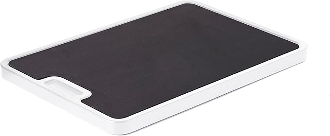 Nifty Small Appliance Rolling Tray, White – Kitchen Caddy Sliding Tray, Integrated Rolling System, Non-Slip Pad Top, Sliding Tray for Coffee Maker, Stand Mixer, Blender, Toaster