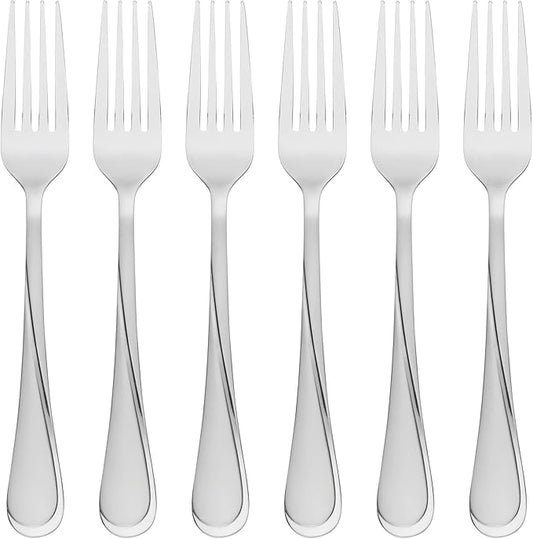 Cambridge 4216G6HCCB03 Gravity Sand Dinner Forks, Set Of 6
