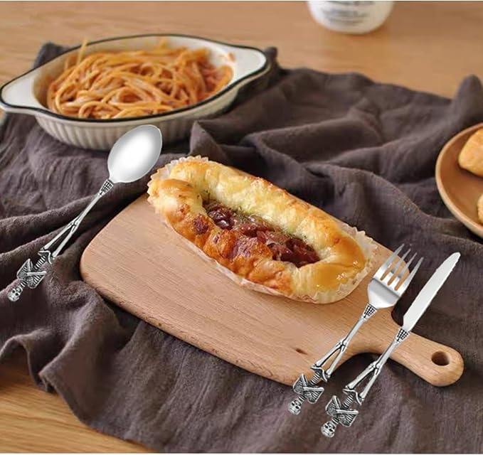 Stainless Steel Knife Flatware Tableware Design Modern Look Great Gifts For Halloween Easter and Christmas