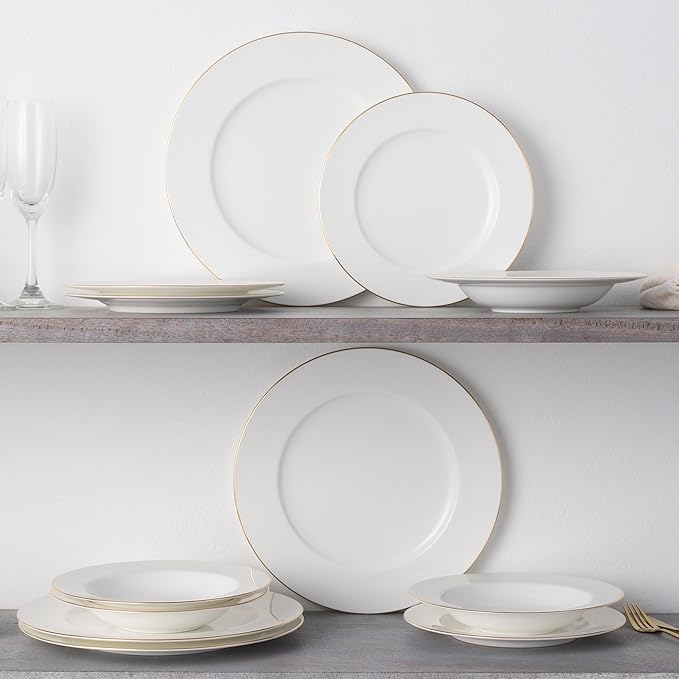 Noritake Accompanist 12-Piece Dinnerware Set, Service for 4