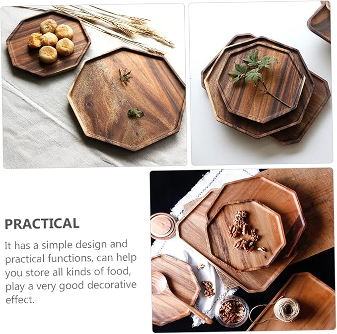 Zerodeko 1Pc Snack Serving Tray Elegant Food Storage Platter for Bread Desserts and Snacks for Parties Restaurants Catering and Home Use Workmanship