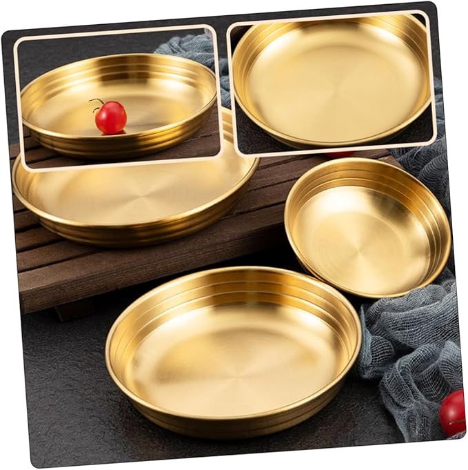 Korean Style Ribbed Sauce Dish Food Sauce Plate for Mustard and Dipping Appetizer Plate for Home Kitchen Restaurants and Catering Use
