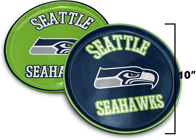 NFL Home and Away 2 Pack Round Serving Plates
