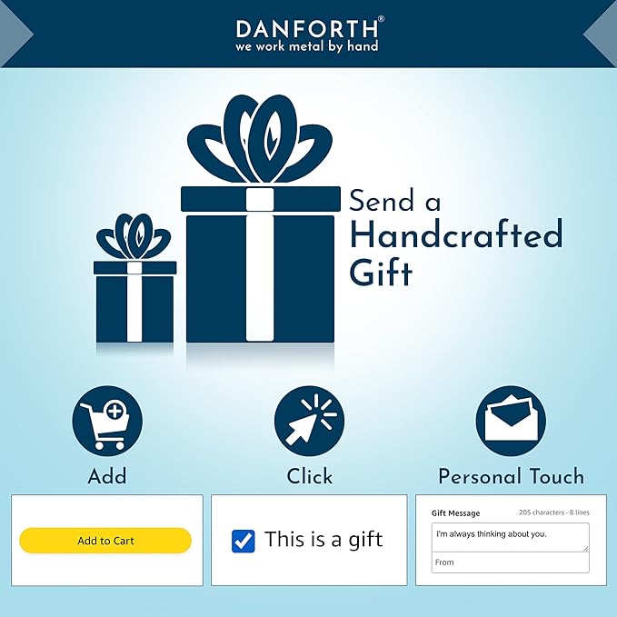 Danforth Advent Wreath Candle Holder Set – Handcrafted Pewter Advent Candle Holders – Made in USA