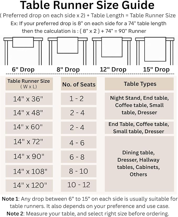 Solino Home Linen Table Runner 108 Inches Long - 100% Pure Linen Provence Blue Dining Table Runner 14 x 108 Inch - Fete - Christmas, Winter, New Year