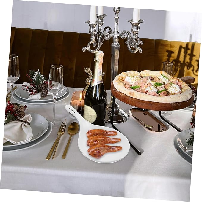 Ciieeo 2pcs Handle Dishes for Serving Large Tray for Dessert Plates Appetizer Pastry Server