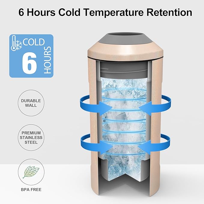 Wine Chillers for Bottles-Ideal Gift for Wine Lover, Stainless Steel Portable Champagne Cooler Sleeve Bucket-Double Walled Vacuum Insulated for Most 750ml Bottles with Long-Lasting Temperature Control
