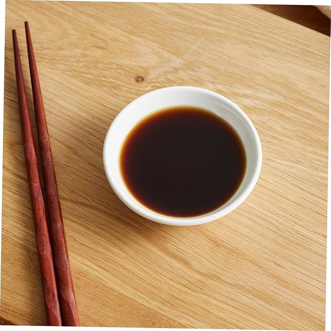 PRETYZOOM 6pcs Ceramic Dipping Dishes for Sauces and Condiments Seasoning Plates for Home and Restaurant Use Your Dining