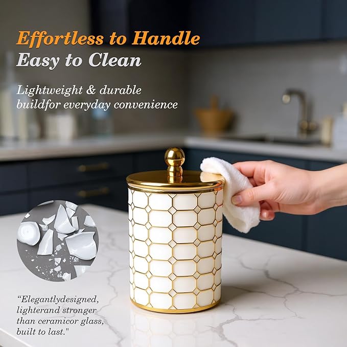 3 Piece Plastic Storage Jars Set for the Kitchen Counter, Sugar and Flour Containers with Airtight Lids for Home Kitchen, Office