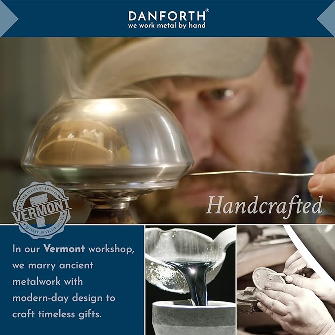 Danforth Advent Wreath Candle Holder Set – Handcrafted Pewter Advent Candle Holders – Made in USA