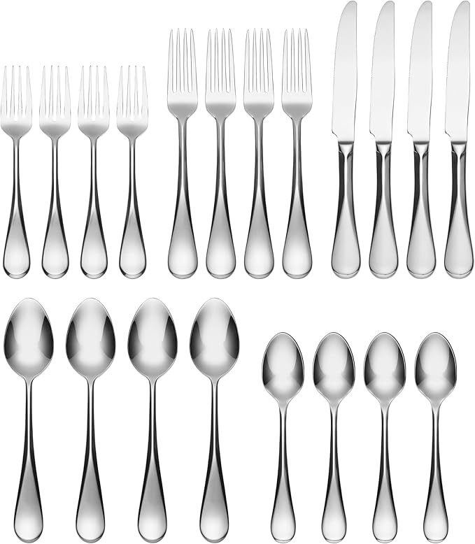 Cambridge 126020CNB12DS Eloquence Mirror 20-Piece Flatware Set