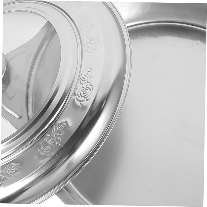 Stainless Steel Rectangular Buffet Serving Tray Lid for Catering Parties and Food Service Durable Food Holding Plate for Warm and Cold Dishes