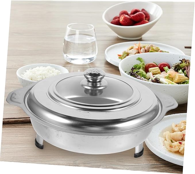 Stainless Steel Rectangular Buffet Serving Tray Lid for Catering Parties and Food Service Durable Food Holding Plate for Warm and Cold Dishes
