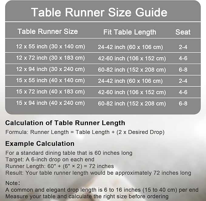 Table Runners 72 Inches Long, Dual-Sided Faux Leather Farmhouse Table Runner Waterproof Heat Resistant Non-Slip for Living Room Party Home Decor Holiday Decorations(Gray Beige, 12 x 72 Inch)