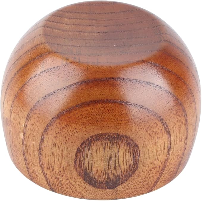 Hapivida Wood Salt Spice Box with Lid Spoon, Salt Cellar Salt Pepper Keeper Spice Bowls for Cooking Sugar Holder for Kitchen Seasoning Container Holder
