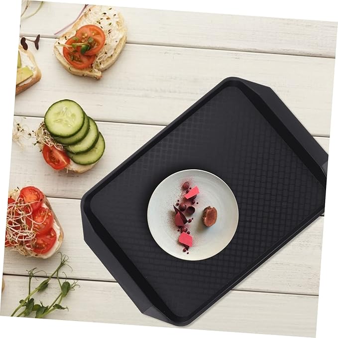 Multi-Function Skid Tray Capacity Snacks Serving Tray for Kitchen Party